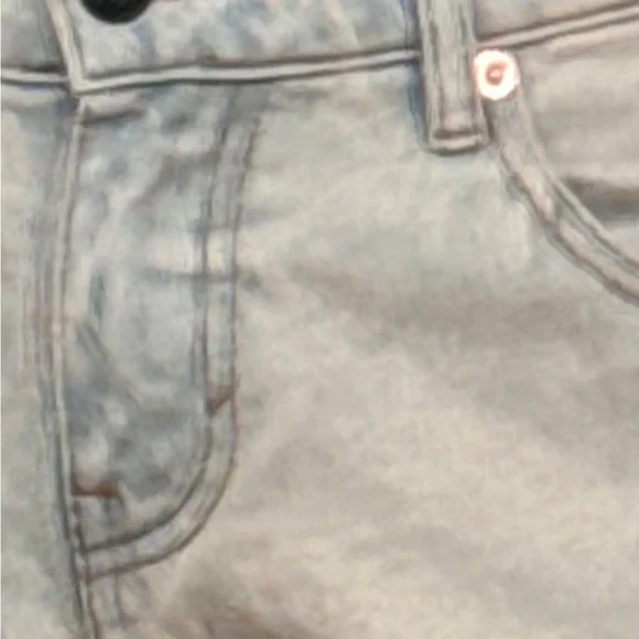 Motel Rocks Low Rise Parallel Jeans in Arctic Blue - Picture 5 of 11